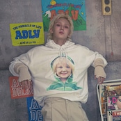 【Acme de la vie】ADLV BABY FACE HOODIE GREEN HOODIE BOY