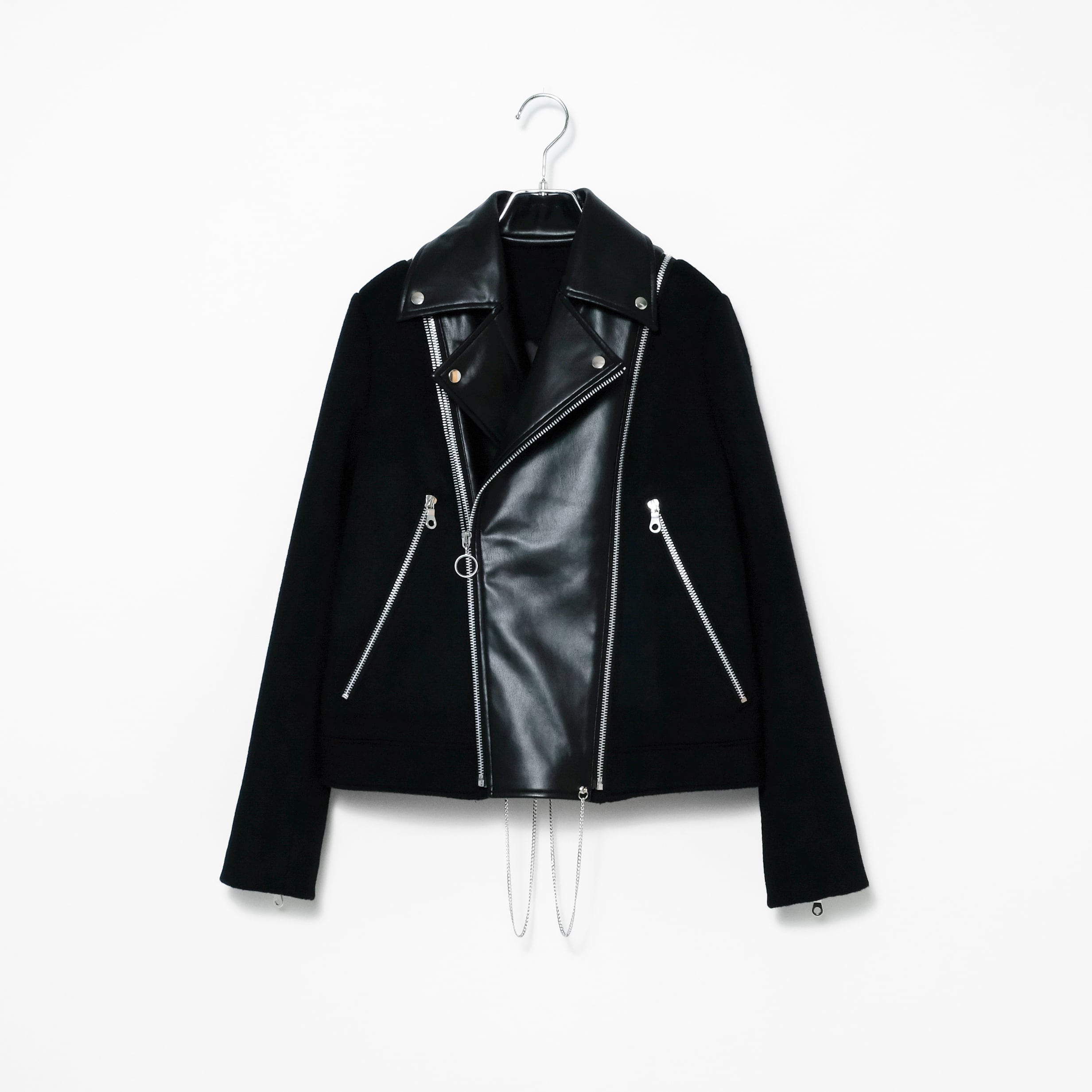 モジュラーカラーライダースジャケット Modular Collar Rider Jacket