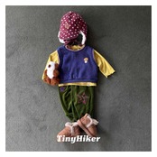 【取寄】Tiny Hiker キノコ メロベスト|冬服|韓国子供服