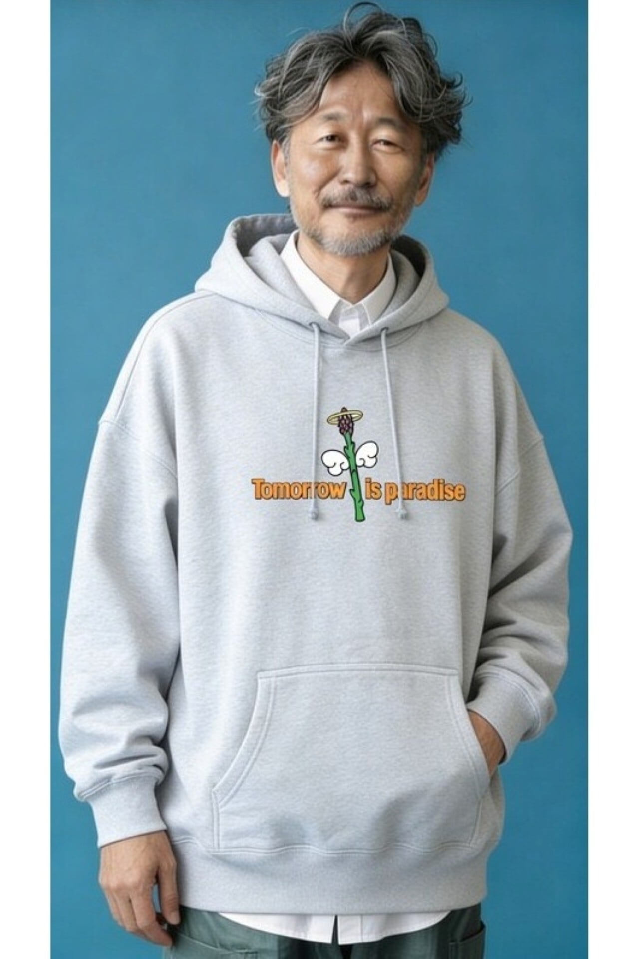 DHD(C)005【パーカ（アッシュ）　アスパラ】