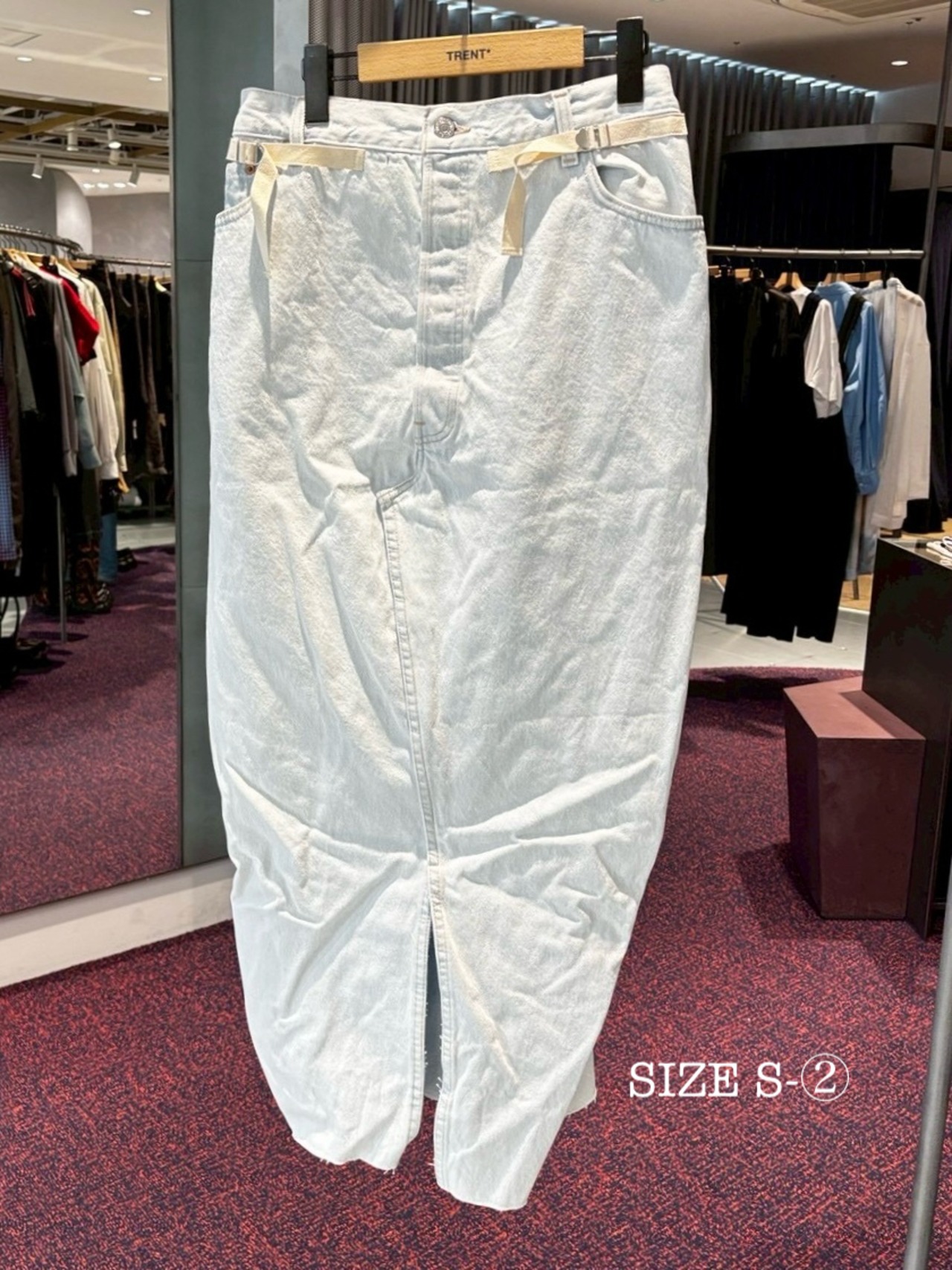 【26SS】Create Clair クリエイトクレイル / Vintage denim skirt - 9