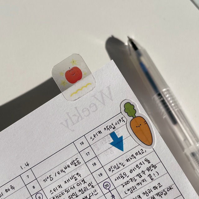 papeterie. atelier 〔リンゴ index sticker〕