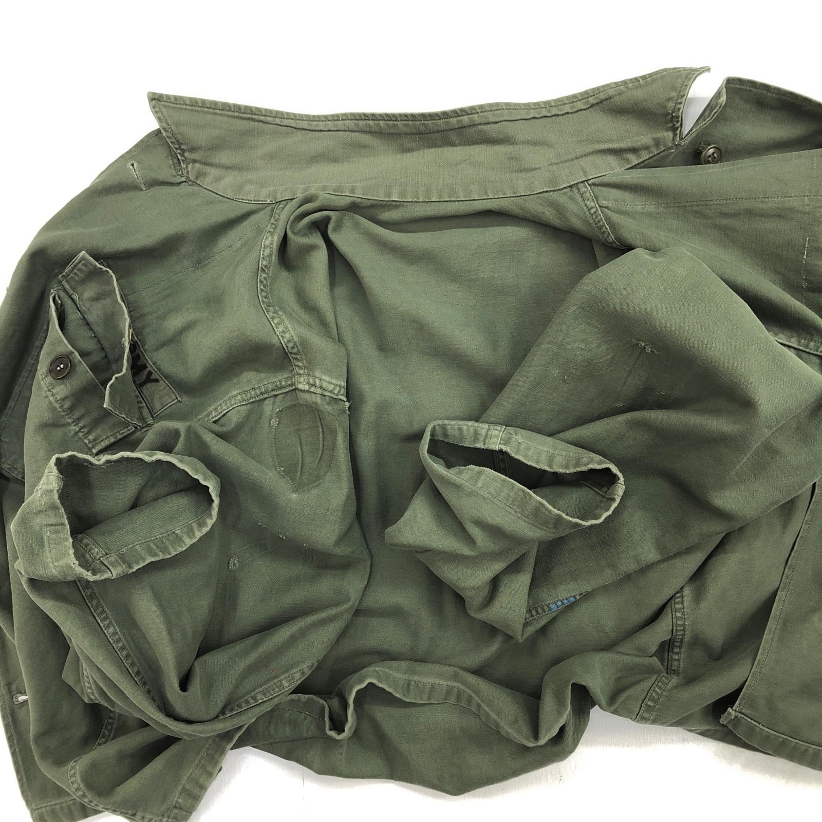 U.S.ARMY 50−60年代 USA製 OG-107 ユーティリティシャツ UTILITY