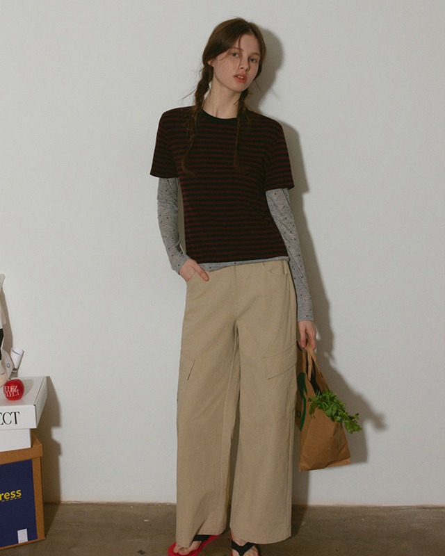 wide leg cargo pants