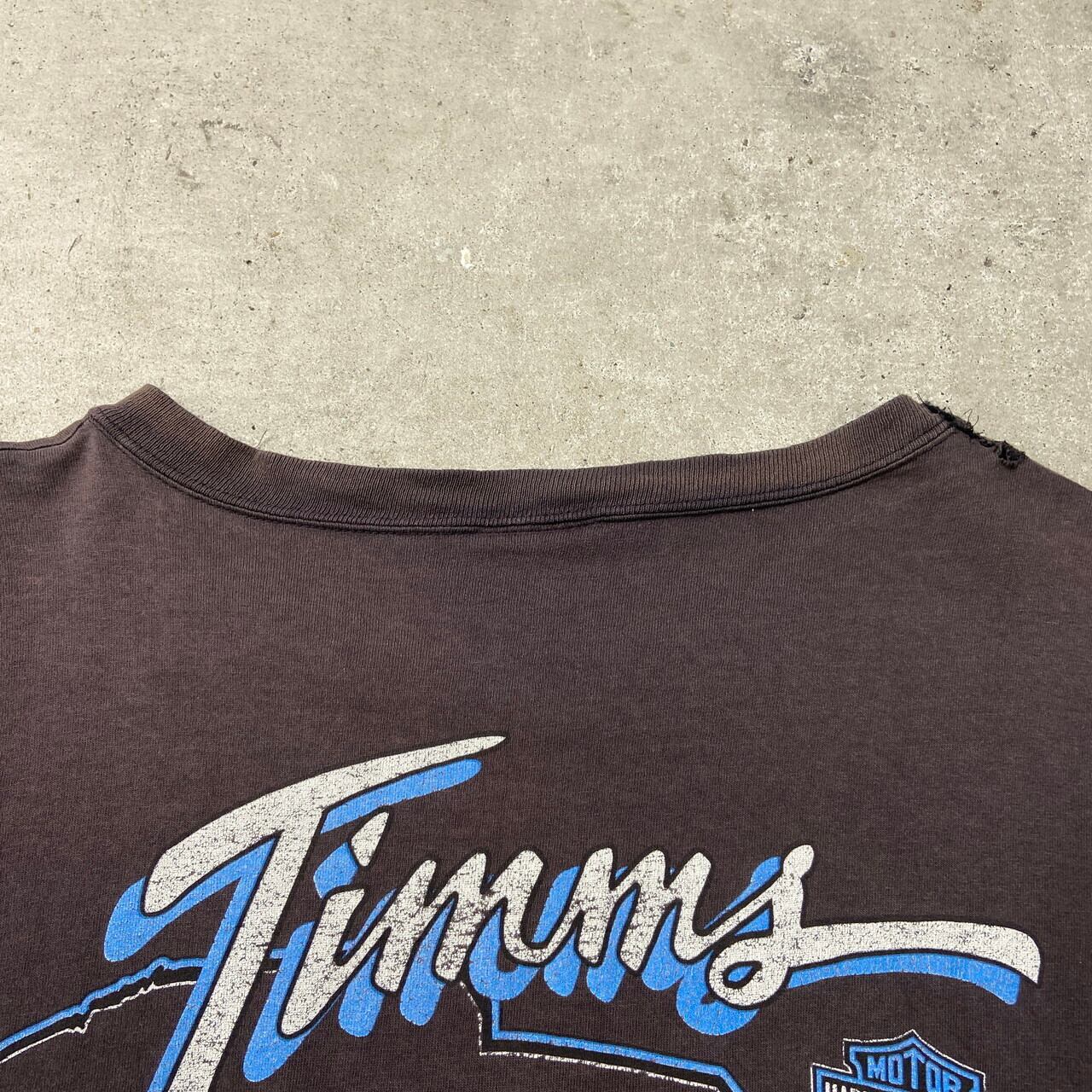 HARLEY DAVIDSON タンクトップ イーグルロゴ ブラック ☆00s HARLEY