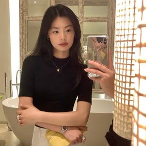 Sleek Ribbed Knit Top【S00299】