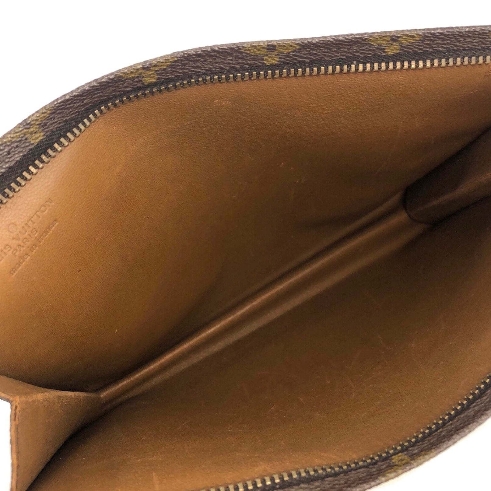 LOUIS VUITTON ヴィトン モノグラム クラッチバッグ ブラウン vintage