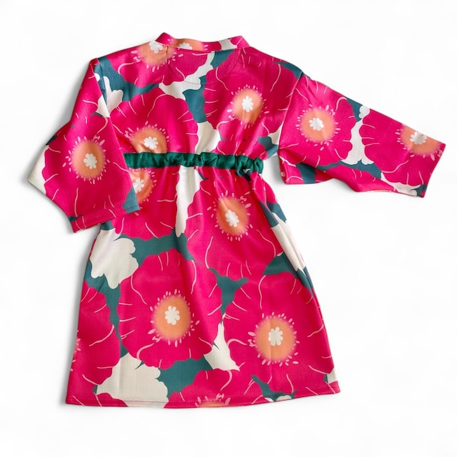 わらべ めのこ花キッズワンピース100cm