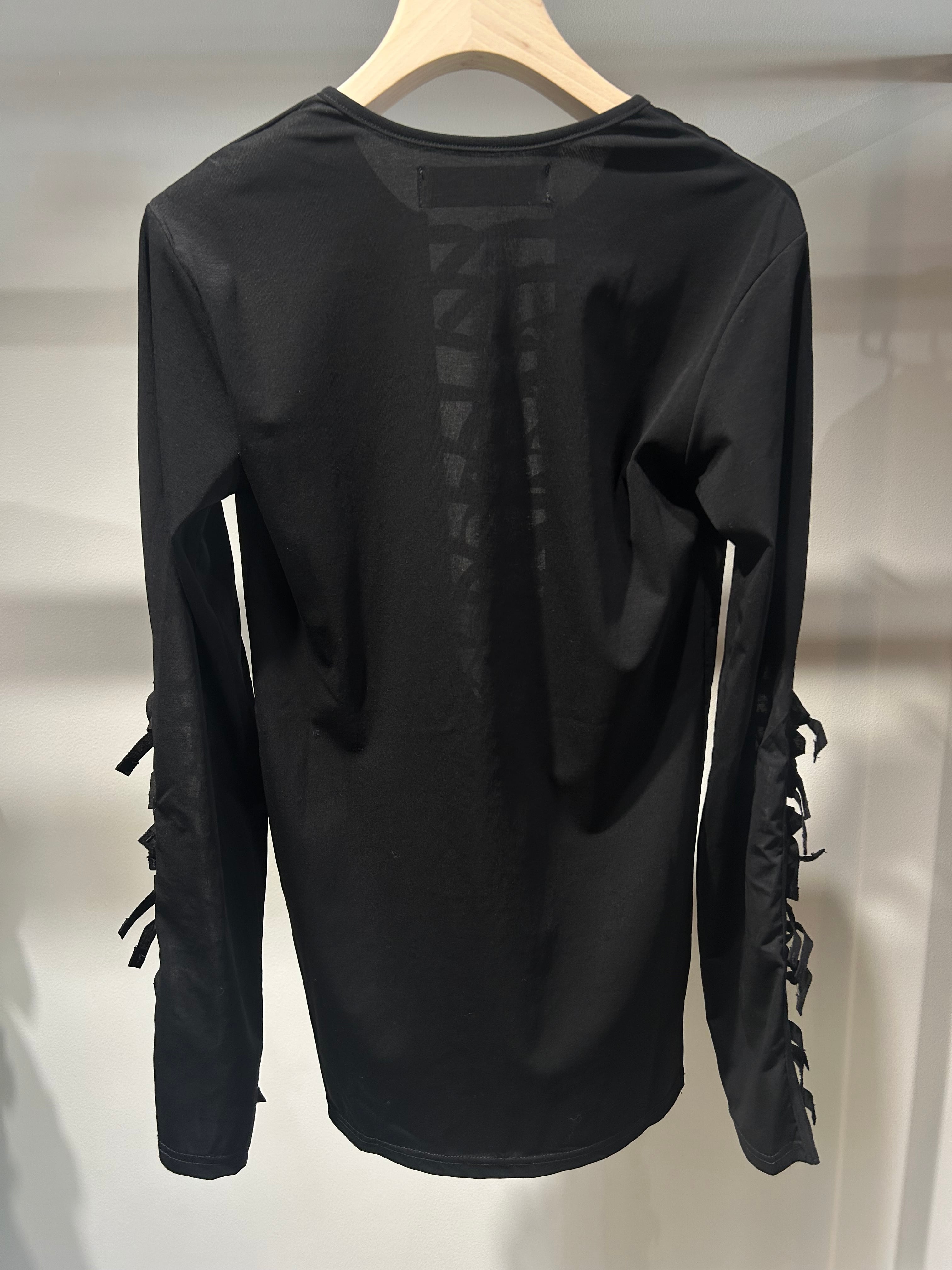 FUMIETANAKA ribbon up long T