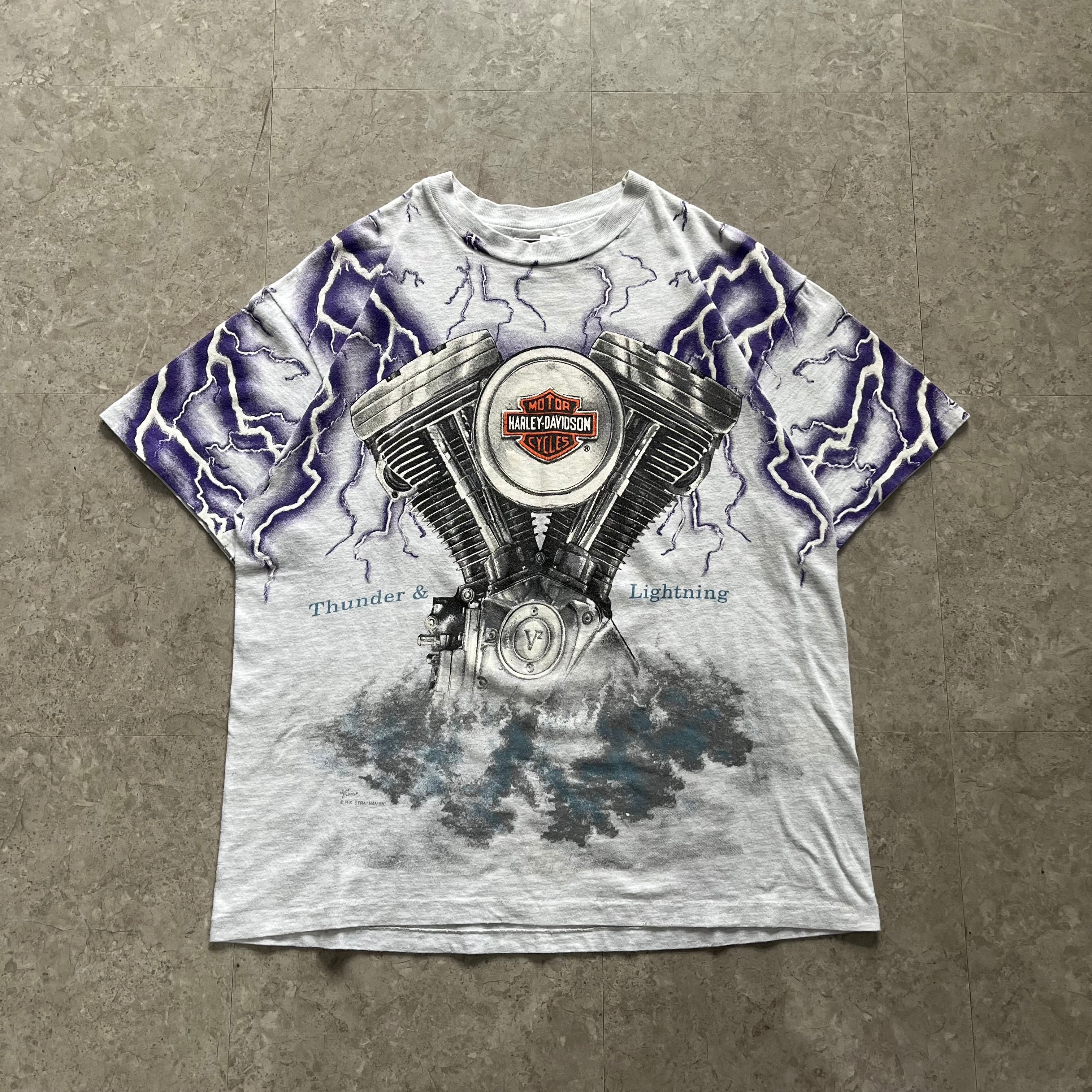 1990s AMERICAN THUNDER "Thunder & Lightning" T-shirt【仙台店】