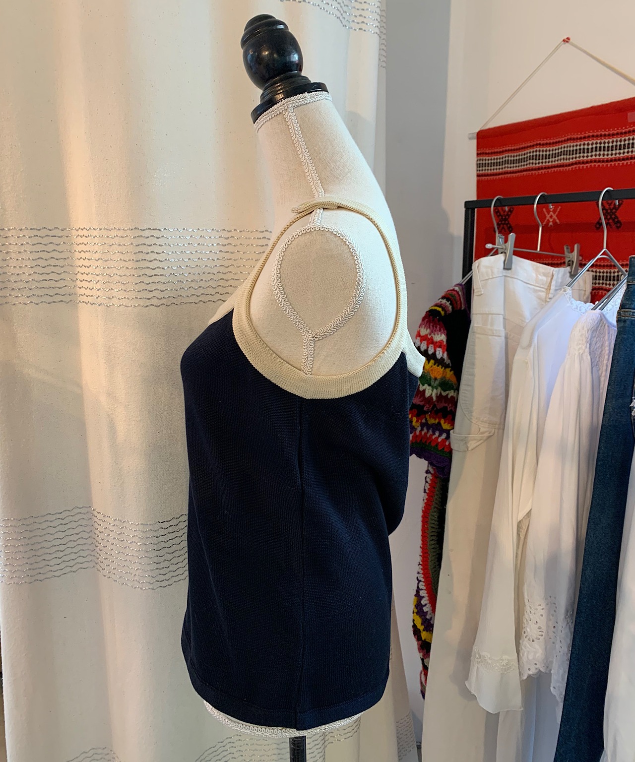 【送料無料】"SalvatoreFerragamo"camisole knit Made in ITALY