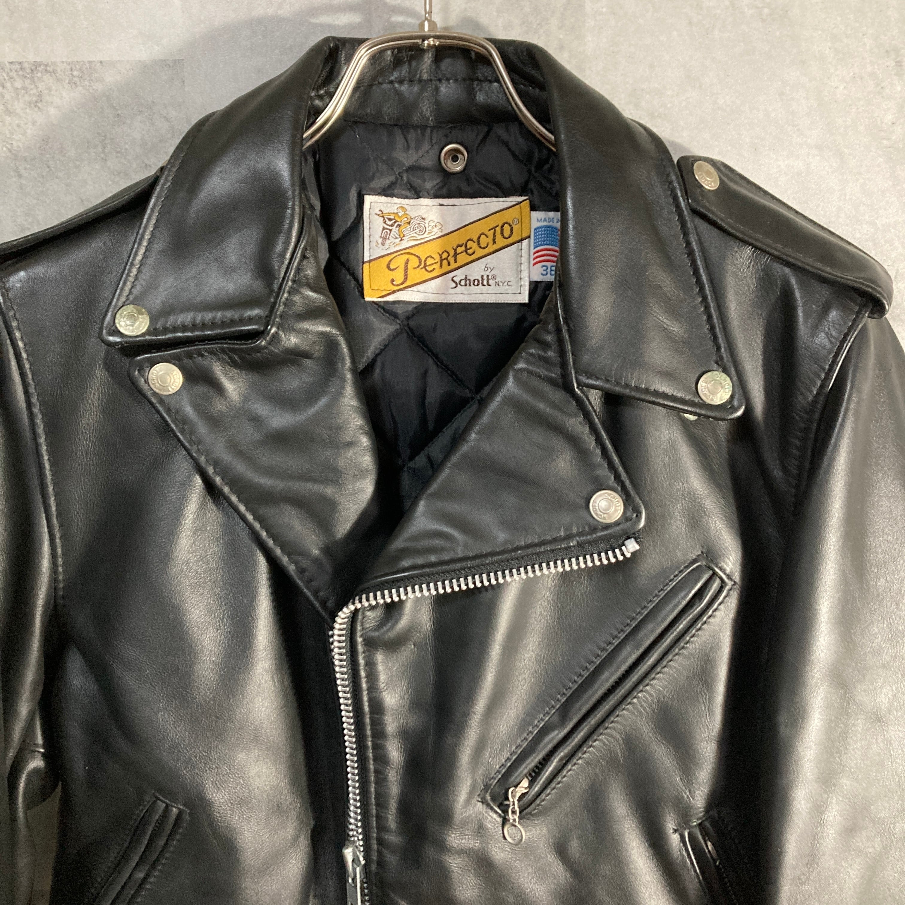 90s Schott ダブルライダースジャケット schott ダブルライダース 618