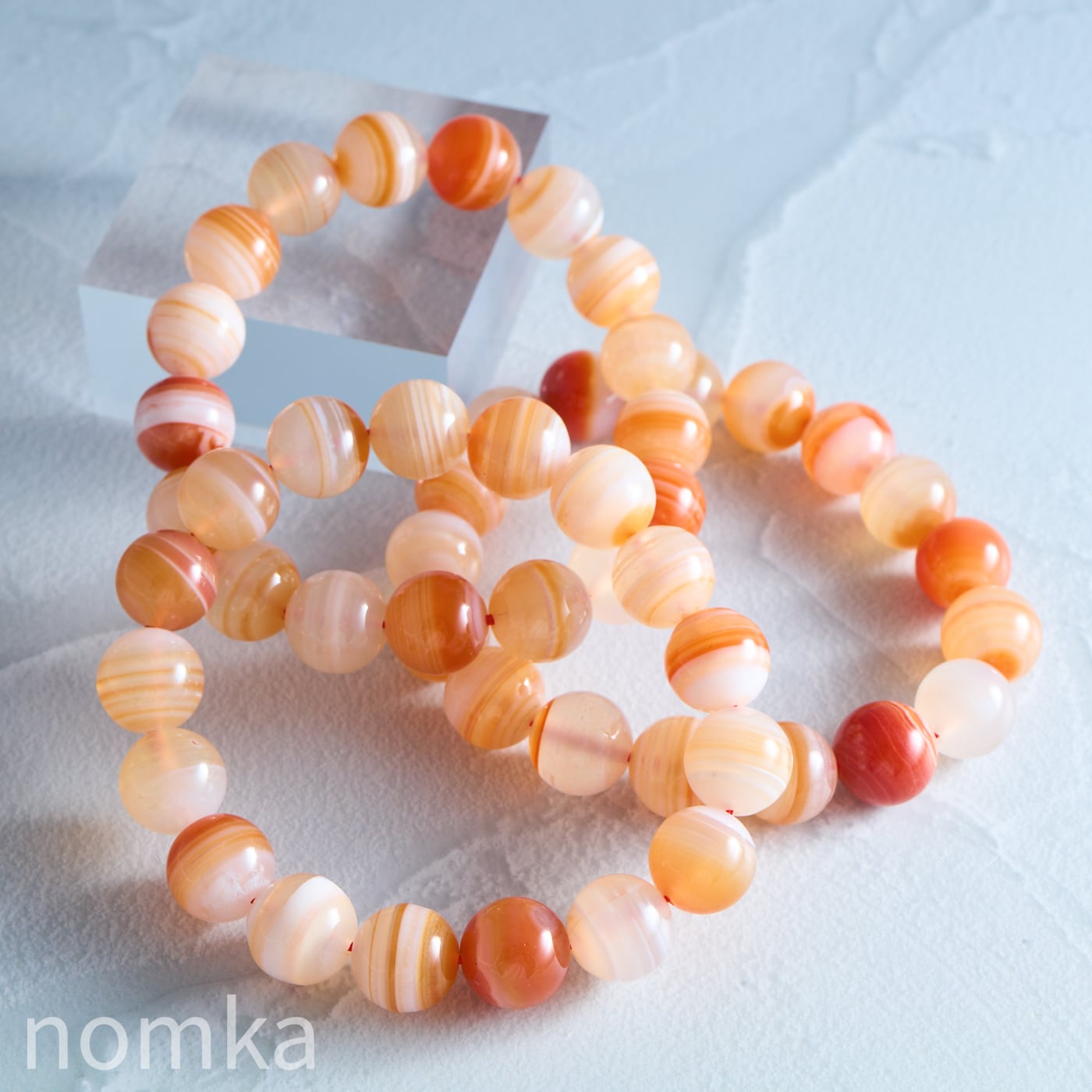 【期間限定 9/30 23:59まで】サードオニキス (12mm/ブラジル産) ブレスレット nL-9001