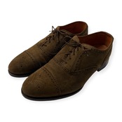 ROLAND HAMILTON ローランド ハミルトン スエード レザー メダリオン シューズ サイズ 8 /ビンテージ/革靴