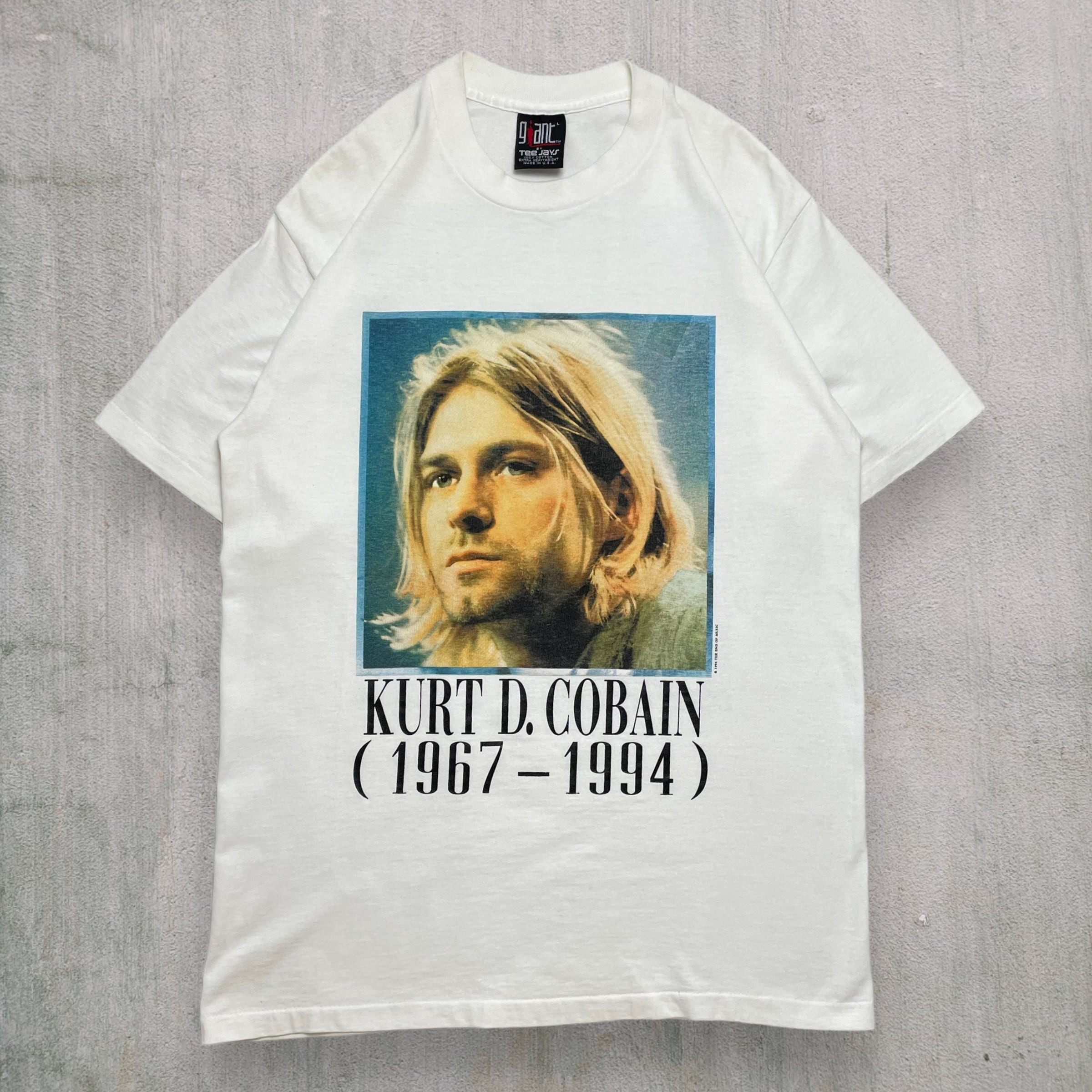 希少 XL 90's NIRVANA Kurt Cobain 追悼 Tシャツ