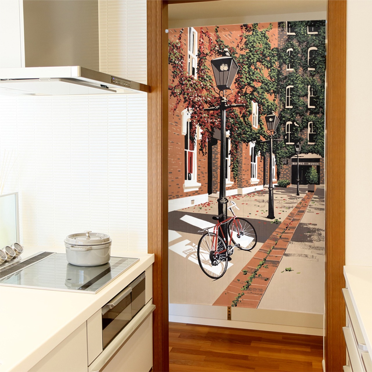 【受注生産】 のれん  Short break  幅85ｘ丈150cm