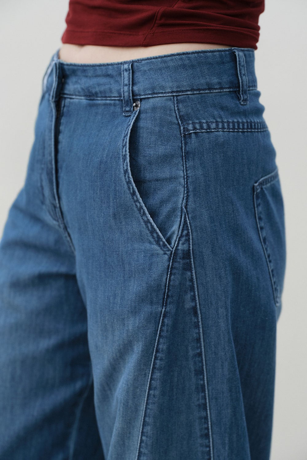 Studio Doe／Soft Cocoon Denim Pants | polne