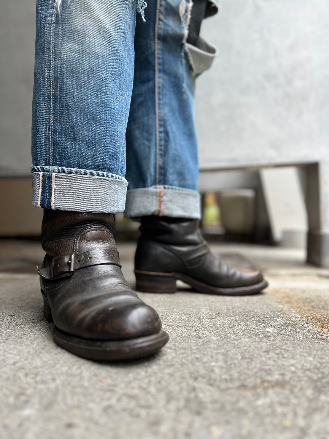 1950s HORSE HIDE ENGINEER BOOTS | BOW & ARROW WEB STORE