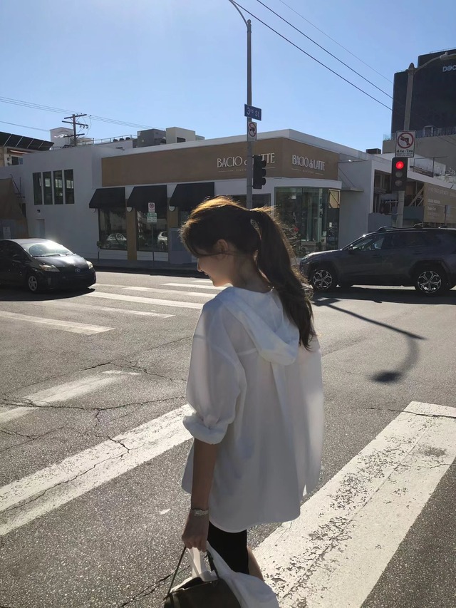 (OUNCE)  hoodie blouse