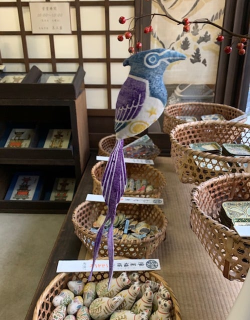 三光鳥(さんこうちょう) 木版手染めぬいぐるみ 野鳥シリーズ 三光鳥(さんこうちょう) 木版手染めぬいぐるみ 野鳥シリーズ