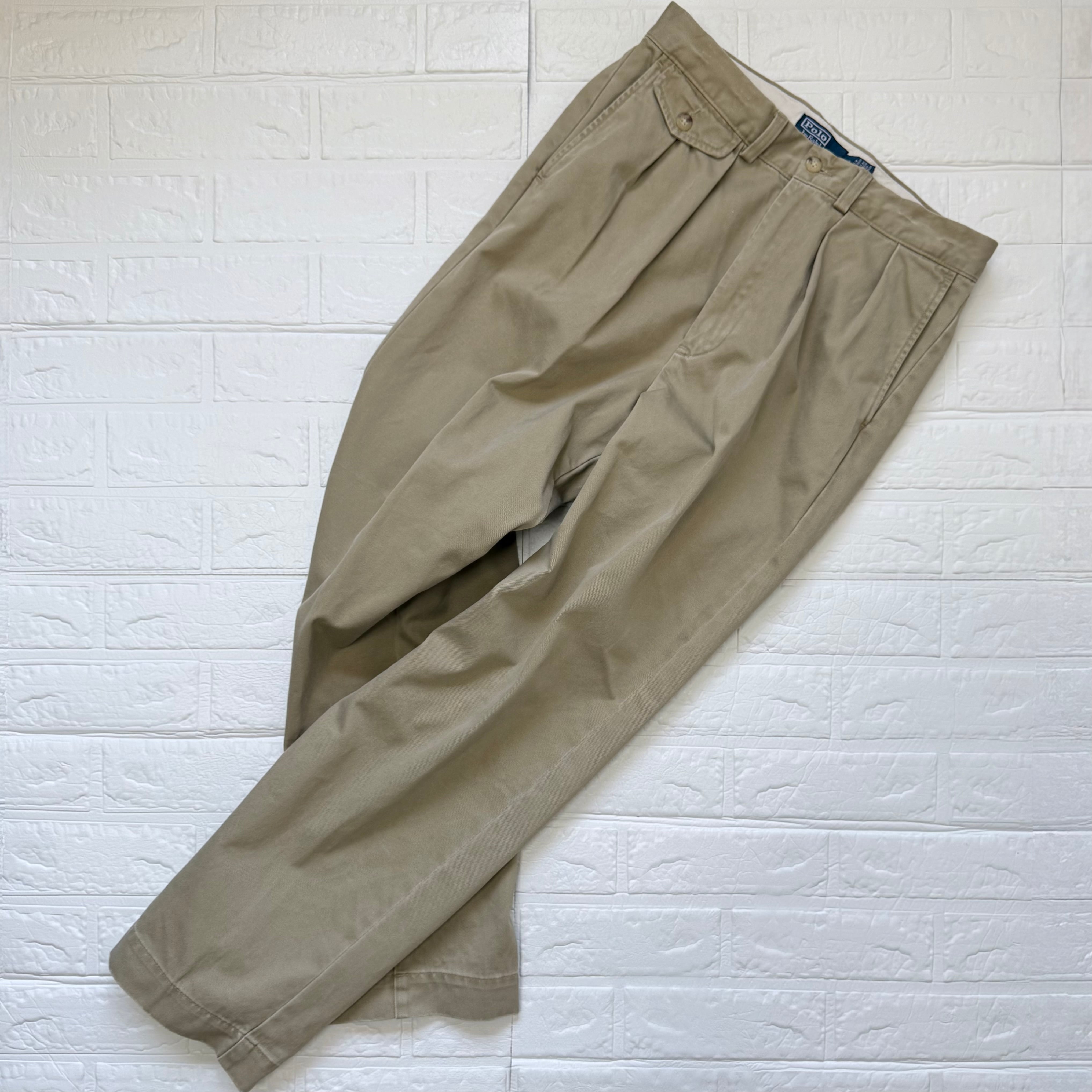 Polo Ralph Lauren THE WHITMAN CHINO 2プリーツ ヘリテージチノパンツ