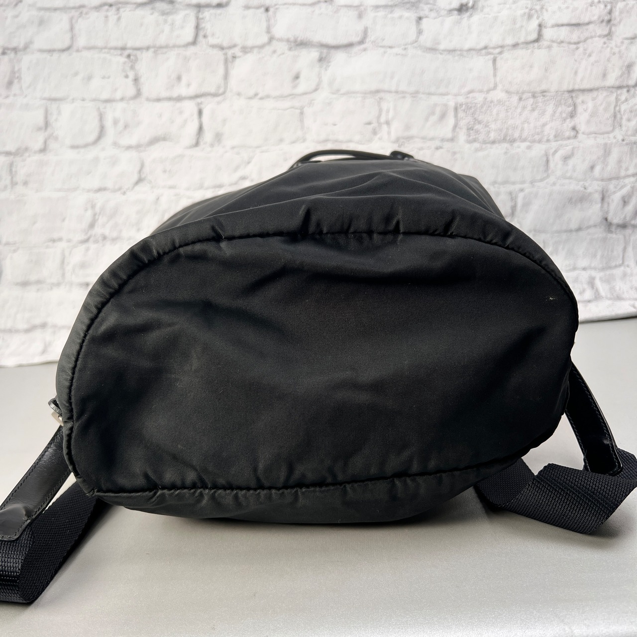 PRADA プラダ 三角ロゴ ナイロン バックパック・リュック 黒 A-13800