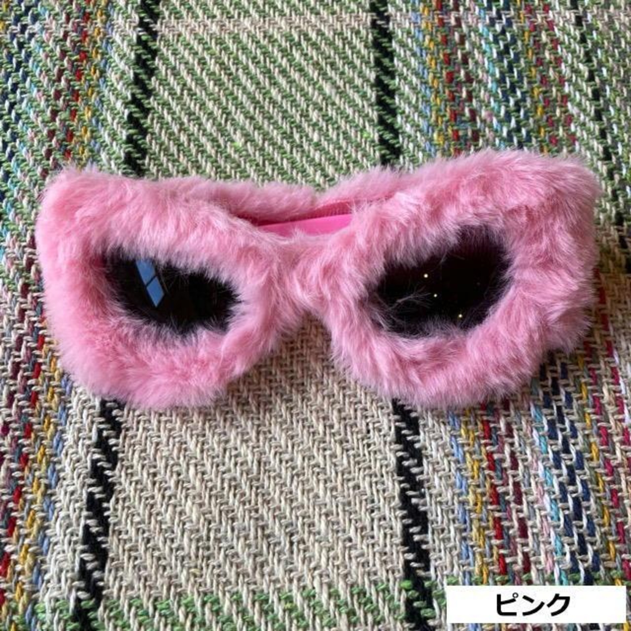TOPANGA Accessory フェイクファーキャットフレームサングラス　全3色