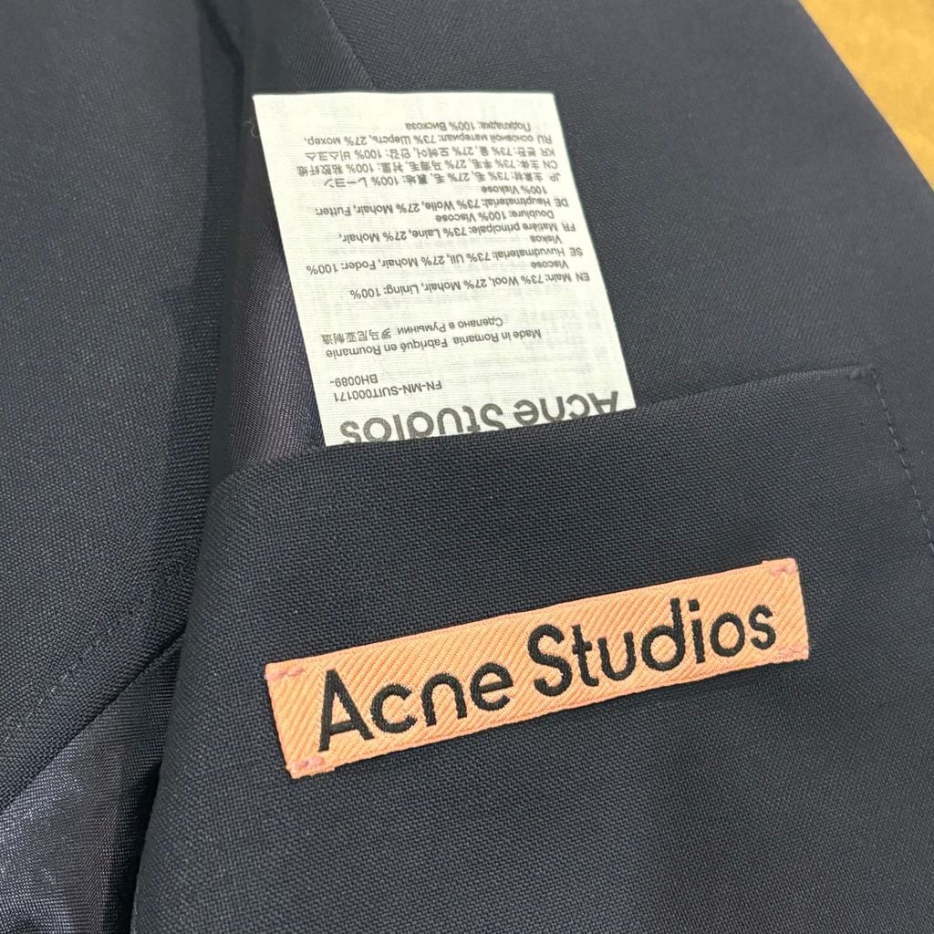 ACNE STUDIOS アクネストゥディオズ テーラードジャケット ネイビー