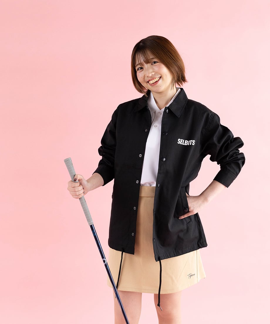 GOLF COURSE COACH JACKET ”black” | SELBITS GOLF CLUB