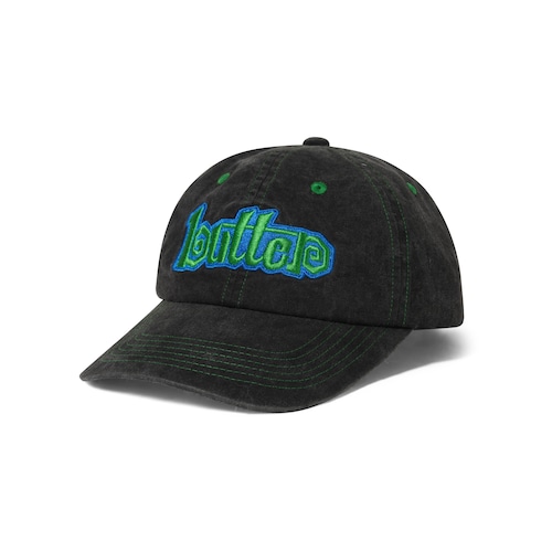 BUTTER GOODS SWIRL 6 PANEL CAP BLACK