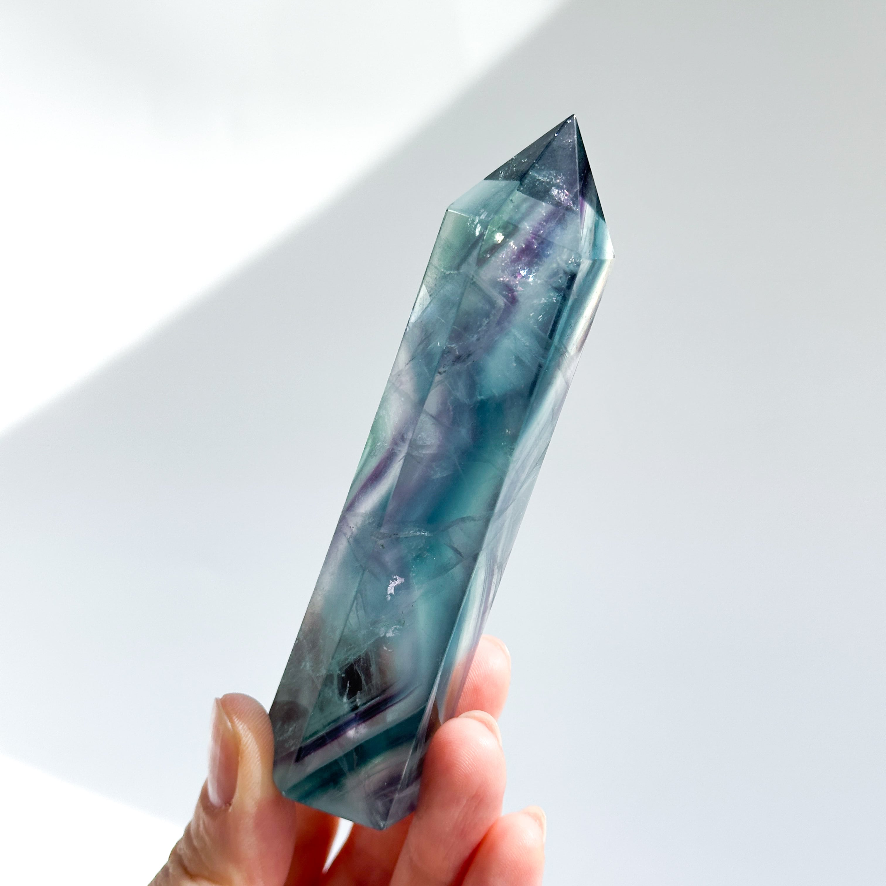 レインボーフローライト タワー型52◇ Rainbow Fluorite ◇天然石
