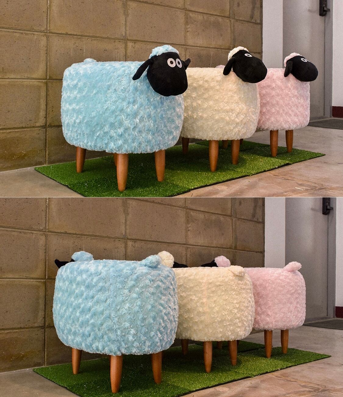 retro sheep stool 3colors / レトロ シープ スツール チェア 椅子 羊