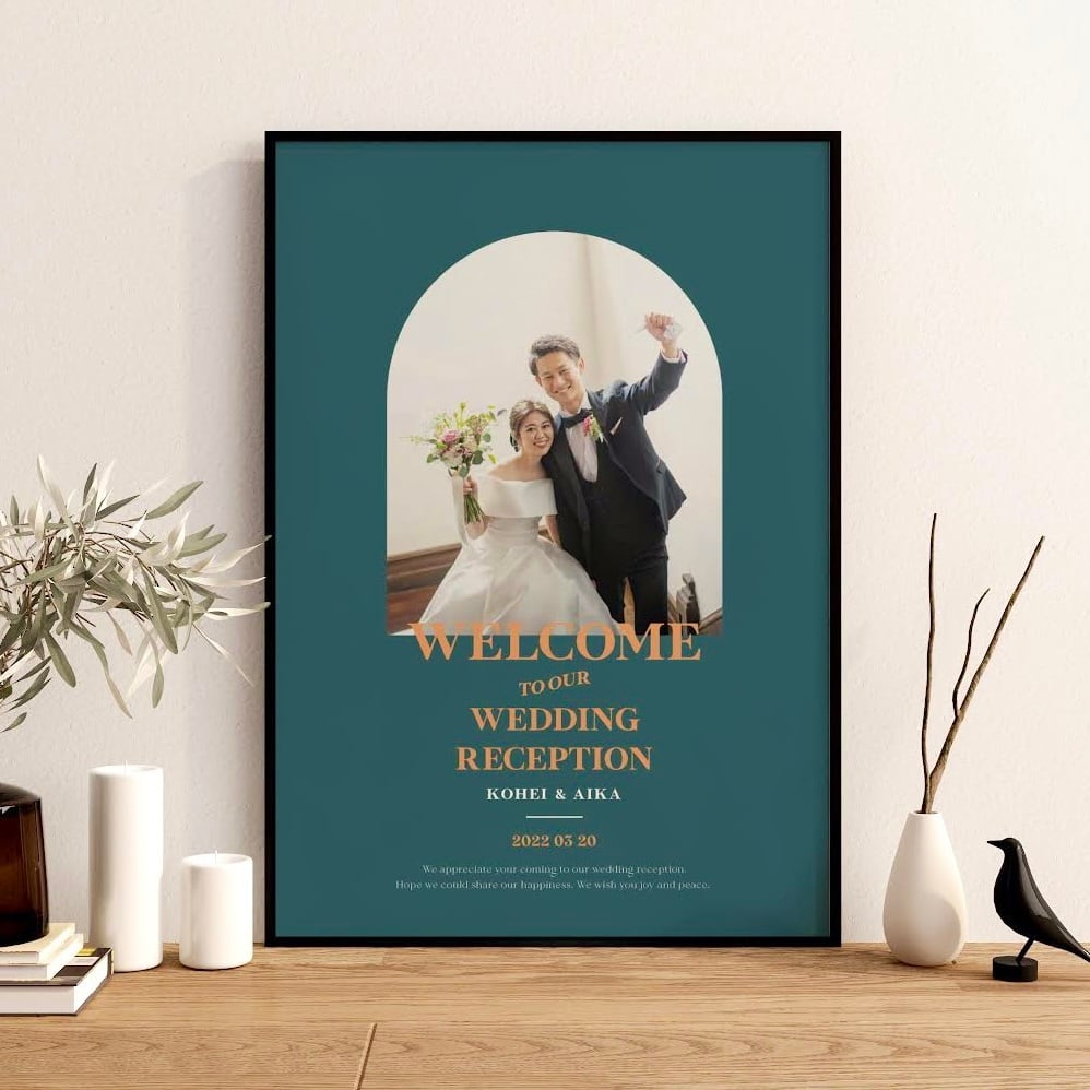 選べるカラー｜ウェルカムボード｜アメリカンレトロ｜結婚式 | HAPILY