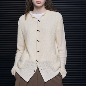 デザインニットカーディガン ・20960 デザインニットカーディガン ・20960