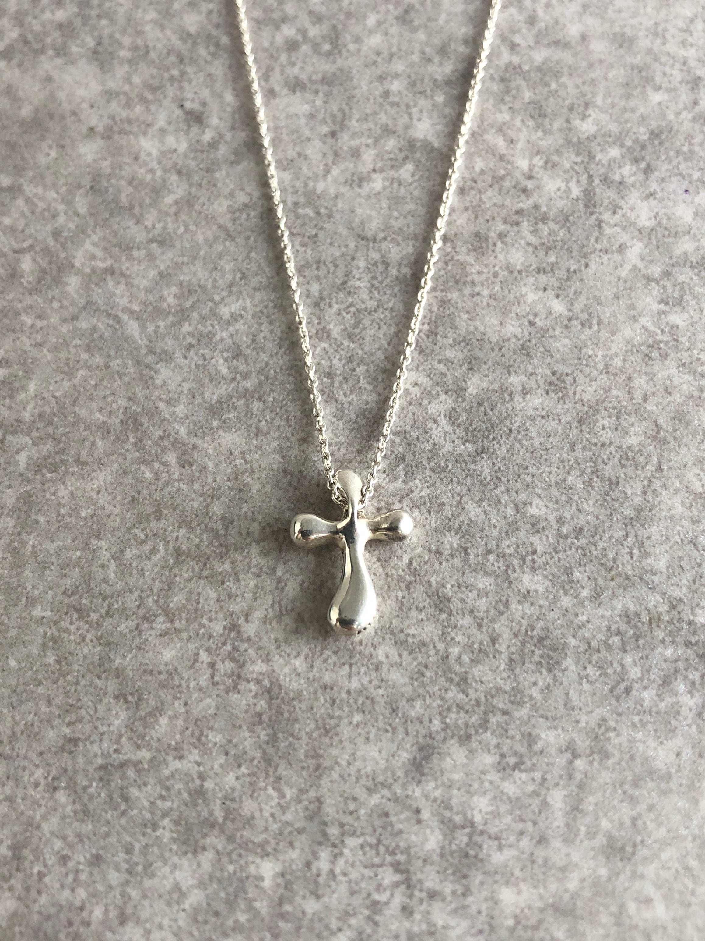 Tiffany & Co. ティファニー ネックレス シルバー クロス 925 vintage