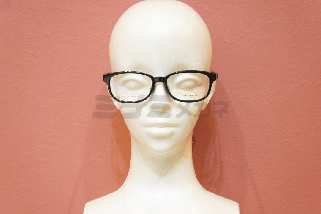 SAINT LAURENT メガネ SL320/F 001 スクエア サンローラン ITALY