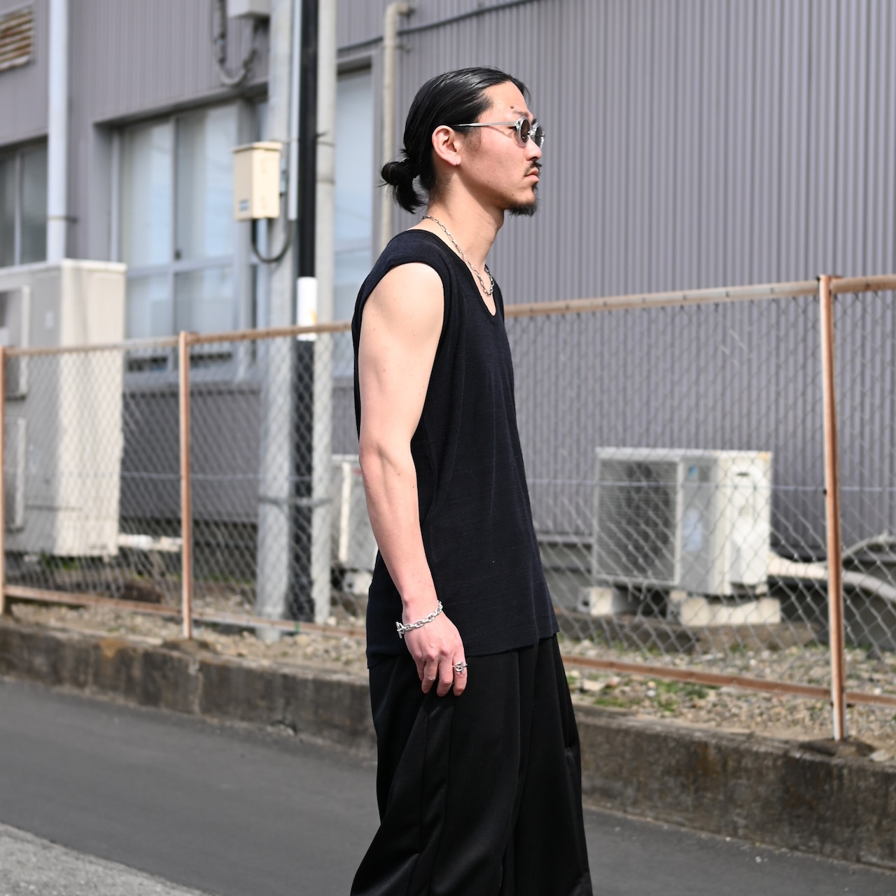 SILENCE / Nep Silk Sleeveless Knit