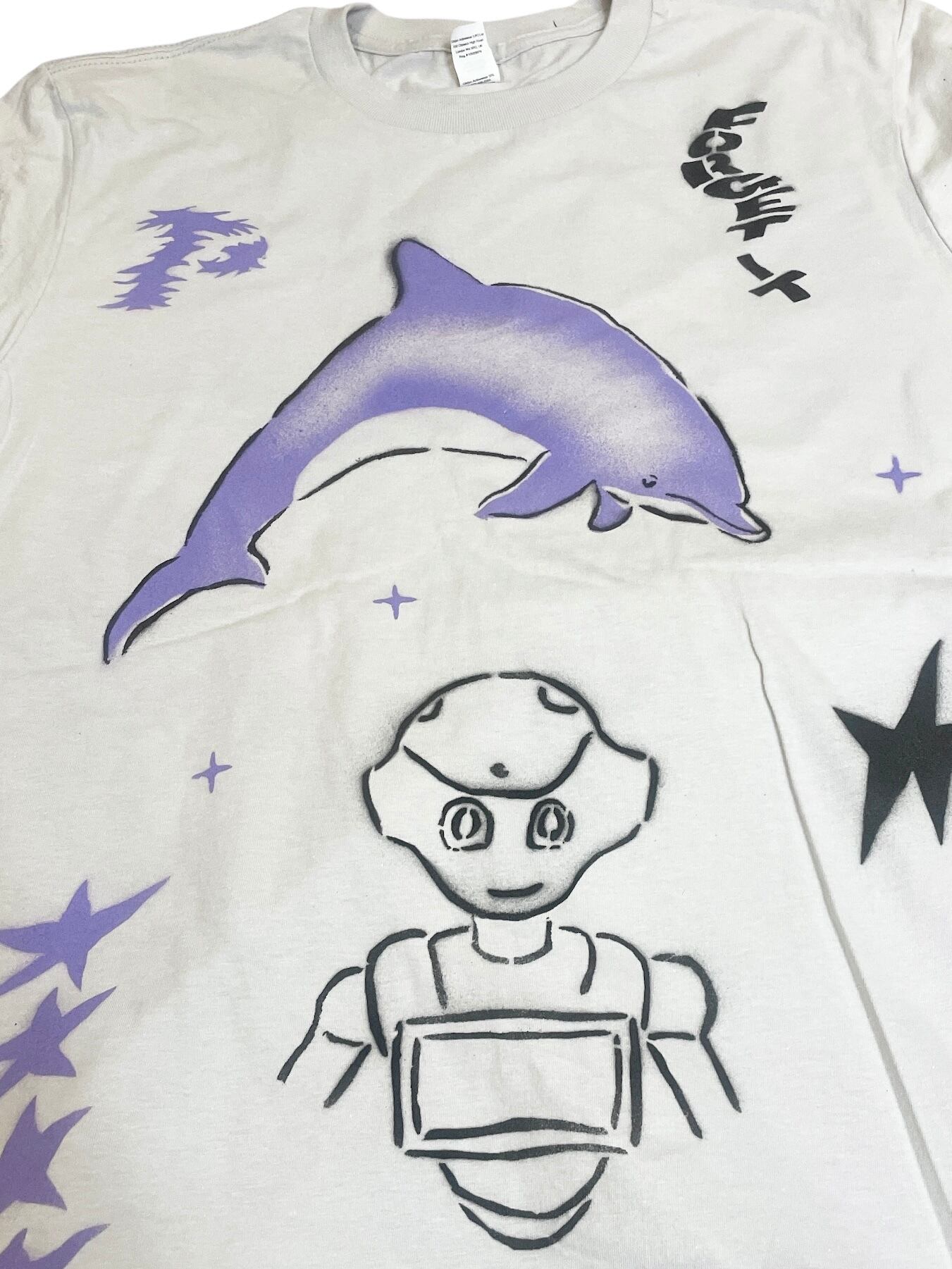 perfect plan Stencil T-shirt 【M2】