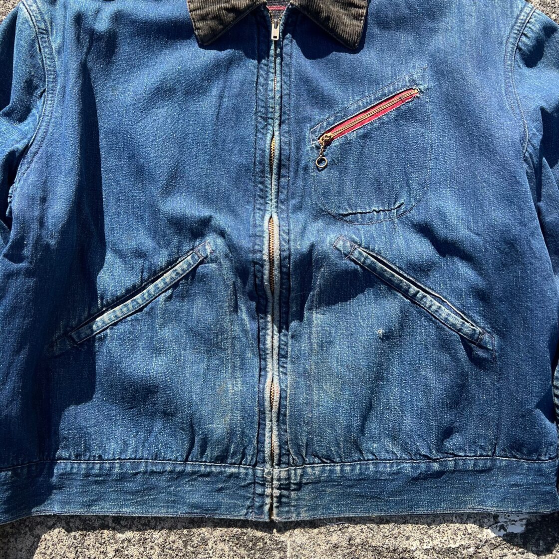 50s60s Unknown Denim Work Jacket 