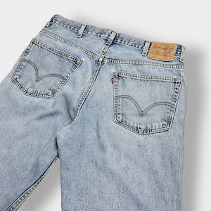 LEVI'S 505 メキシコ製 デニム ジーンズ ジーパン W38 L34 ビッグサイズ レギュラー テーパード 色落ち リーバイス US古着