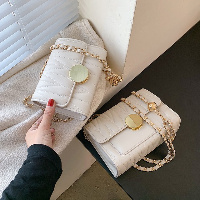 サマーチェーン 夏物 スクウェア メッセンジャーバッグ 手作りハンドバック63004738714