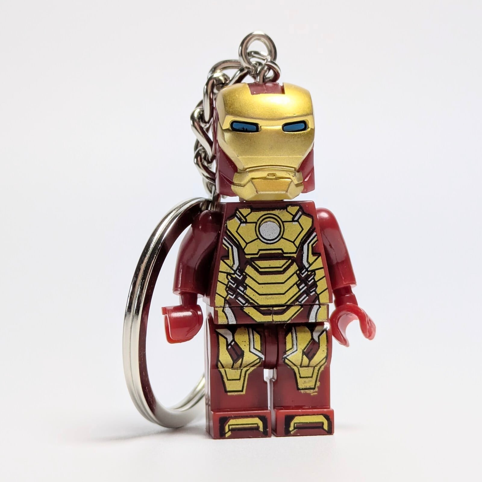 12月下旬再入荷予定！☆ブロックフィギュアキーホルダー☆【 IRONMAN / アイアンマン 】 MARVEL〚アメリカン雑貨 アメトイ〛