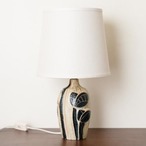 DENMARK SOHOLM BEIGE/BLACK/TERRA COTTA BASE TABLE LAMP