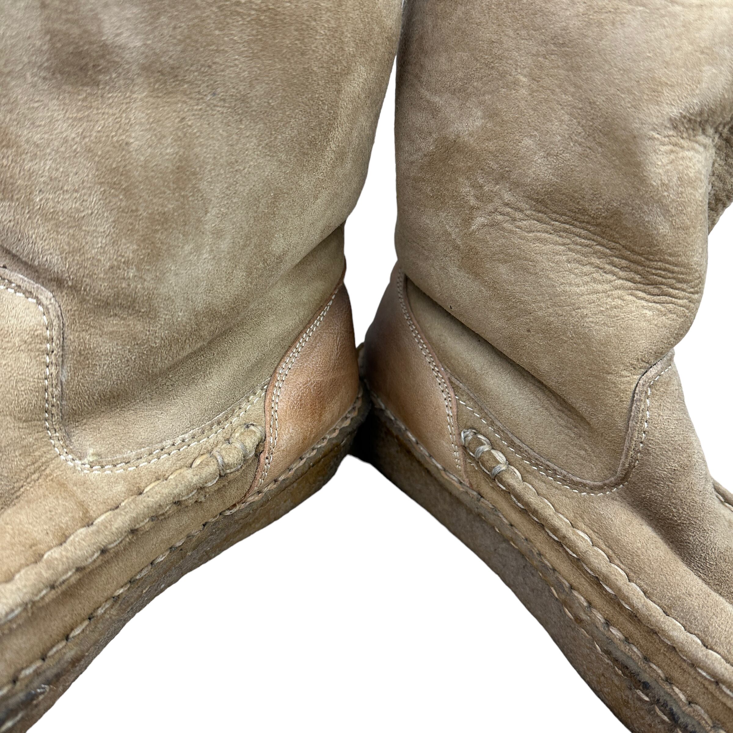 VISVIM(ビズビム) GRIDWOOD MOC TOE-FOLK (beige) | command+enter VISVIM(ビズビム) GRIDWOOD MOC TOE-FOLK (beige) | command+enter