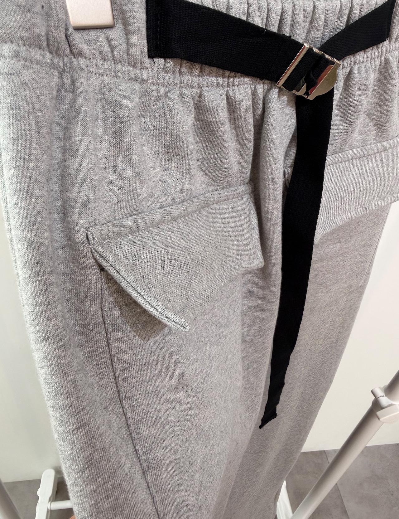 【新作5%OFF・3日間】★裏起毛★Buckle Sweat Skirt_2colors