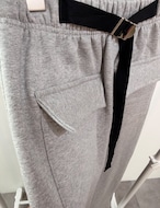 【新作5%OFF・3日間】★裏起毛★Buckle Sweat Skirt_2colors