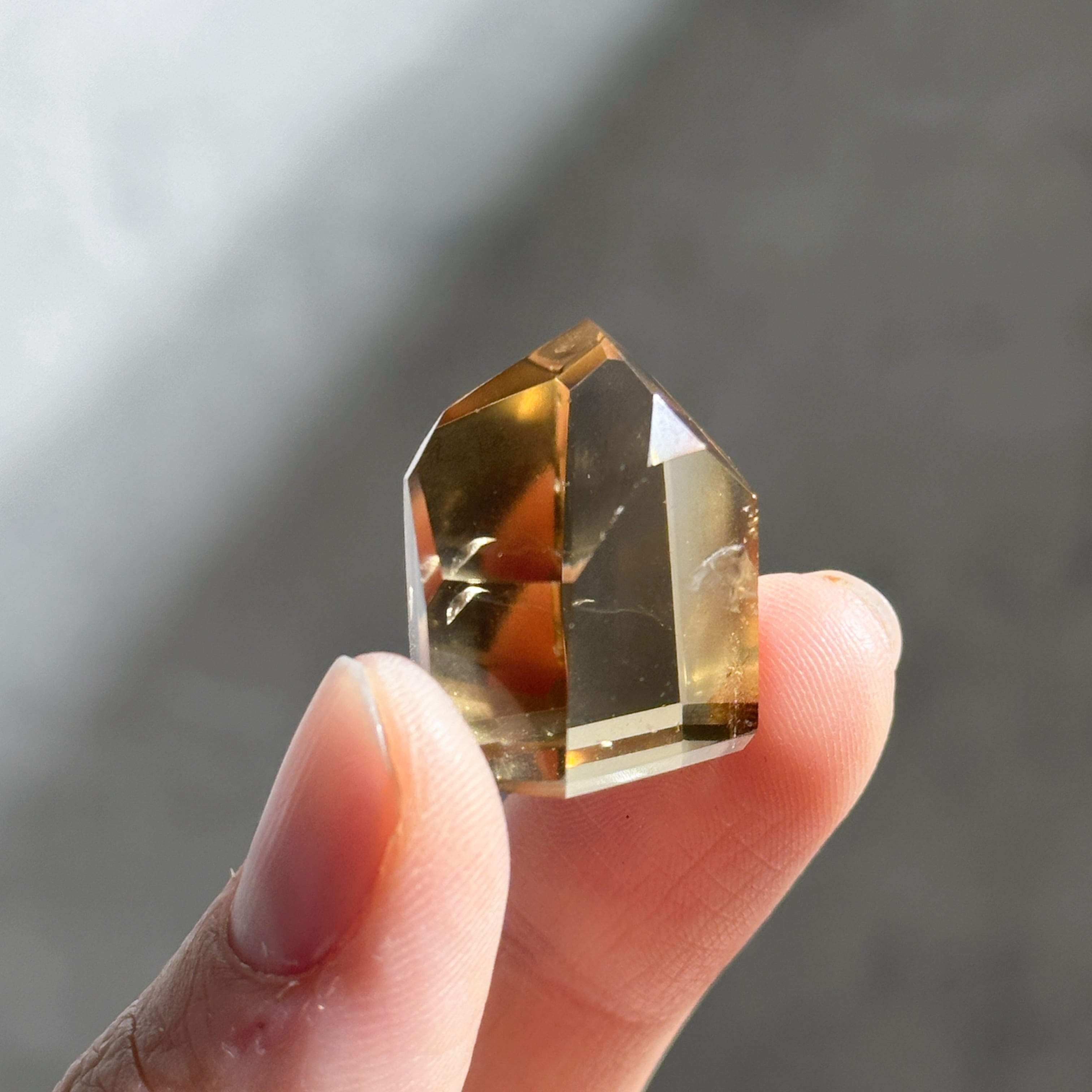 シトリン（黄水晶） タワー3個set 11◇ Citrine ◇ 天然石・鉱物