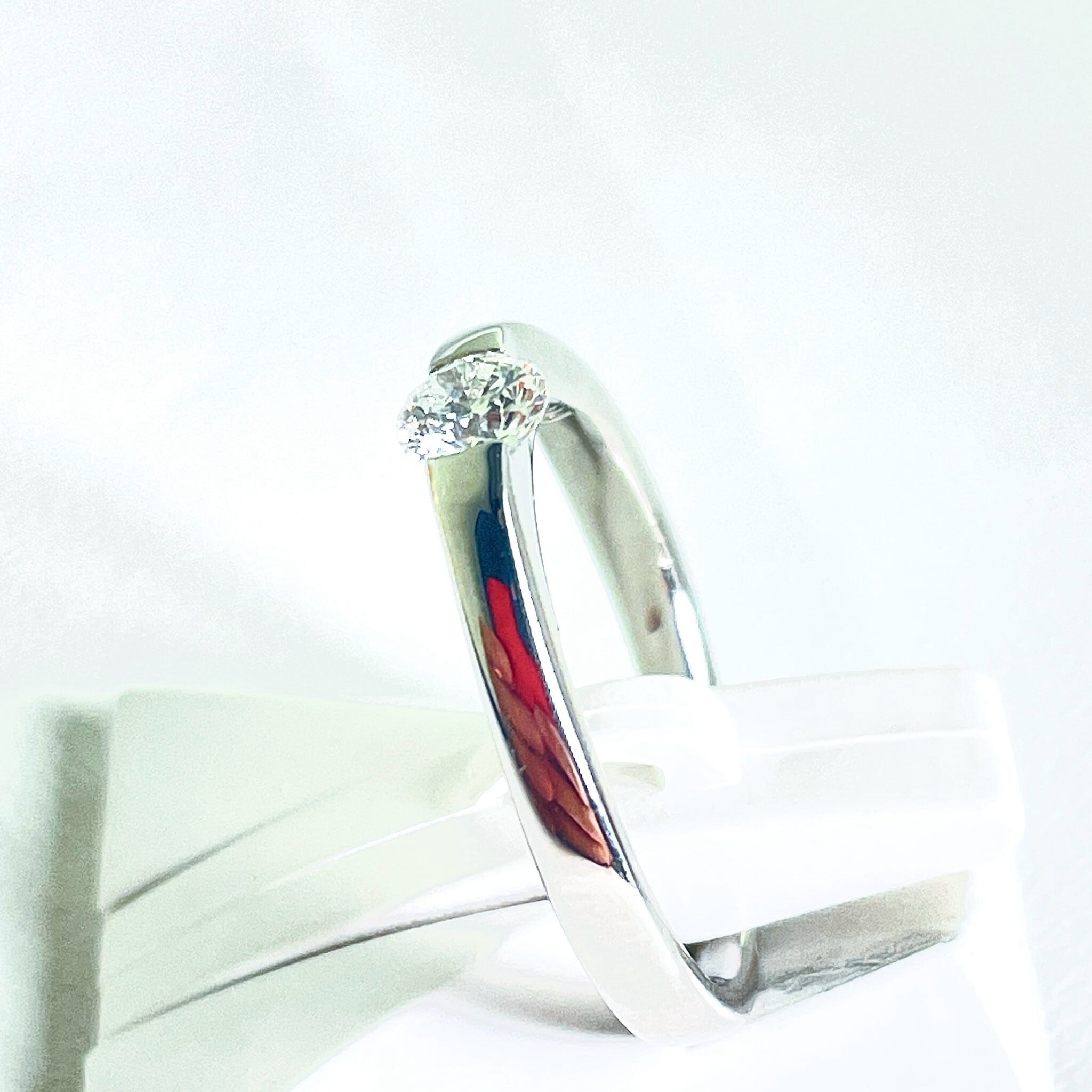 NYX（NEW YORK EXCELLENT）Pt950 天然ダイヤモンドリング 0.25ct F VS2