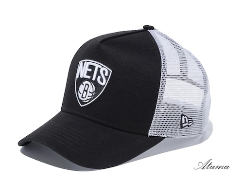 NewEra・ニューエラ／ 9FORTY（940）A-Frame Trucker BROOKLYN・NETS ブルックリン・ネッツ［メッシュキャップ］