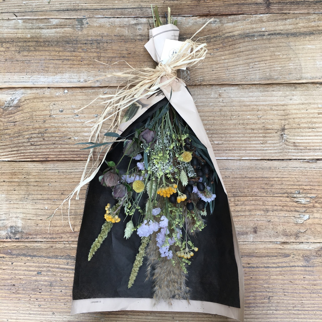 草花のスワッグ　Ａ